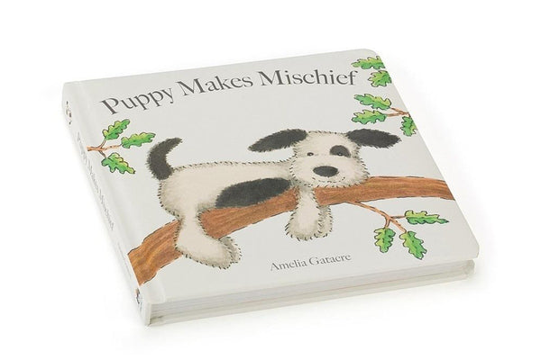 Jellycat: Puppy Makes Mischief - Bashful Puppy Book