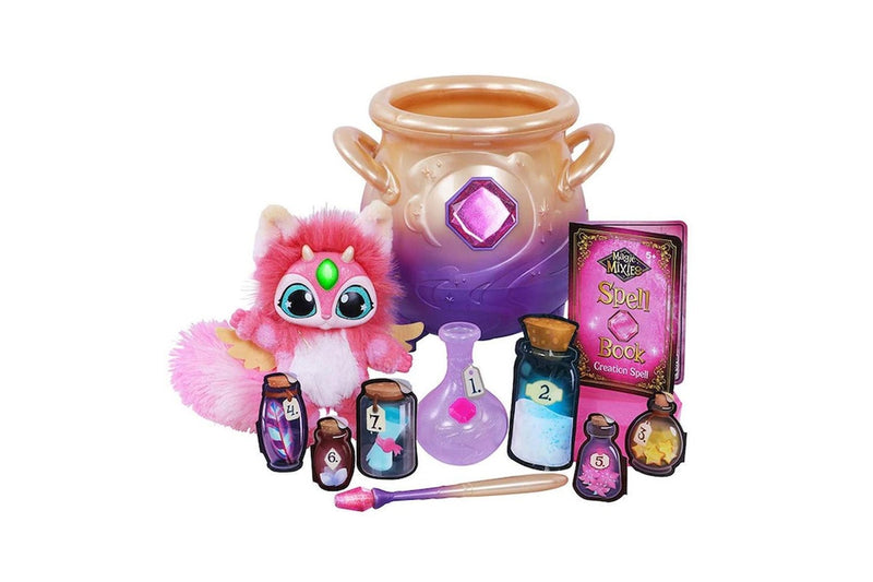 Magic Mixies Pink Magic Cauldron Rechargeable Kids Plush DIY Experiment Play Toy