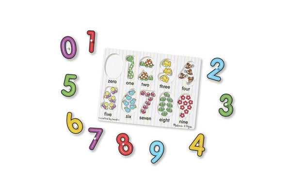 Melissa & Doug: See-Inside Numbers Peg Puzzle