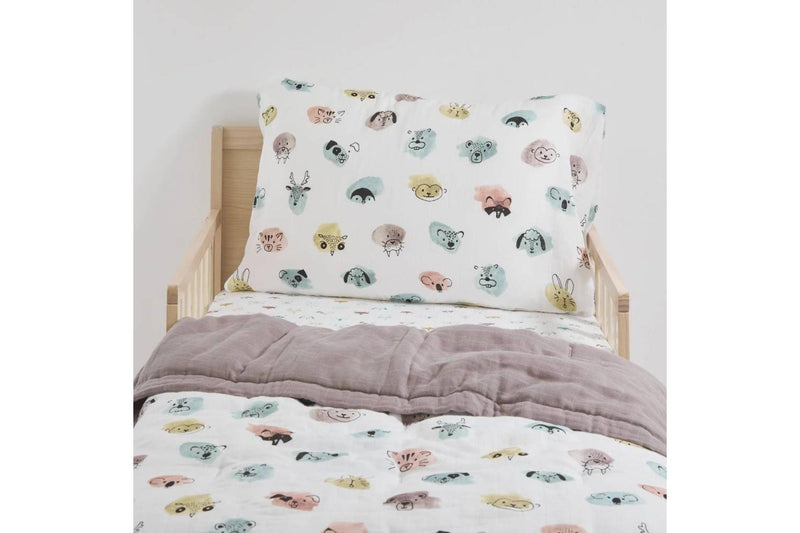 Little Unicorn: Toddler Bedding Set - Watercolour Critters