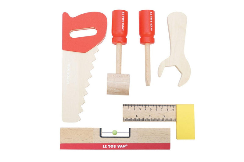 Le Toy Van 40cm My First Tool Bench Hammer Screwdriver Wooden Toy Set Kids 3y+