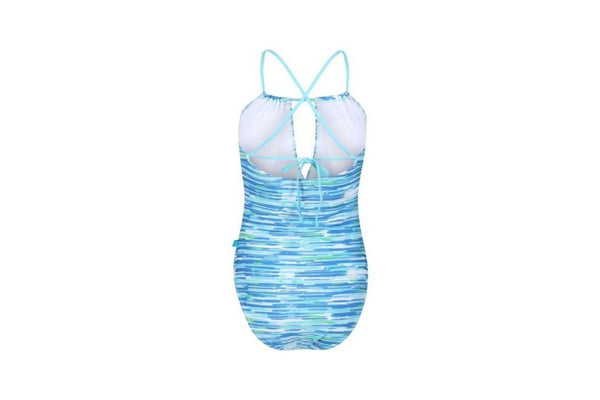 Regatta Womens/Ladies Halliday Brush Stroke One Piece Swimsuit (Seascape) (12 UK)