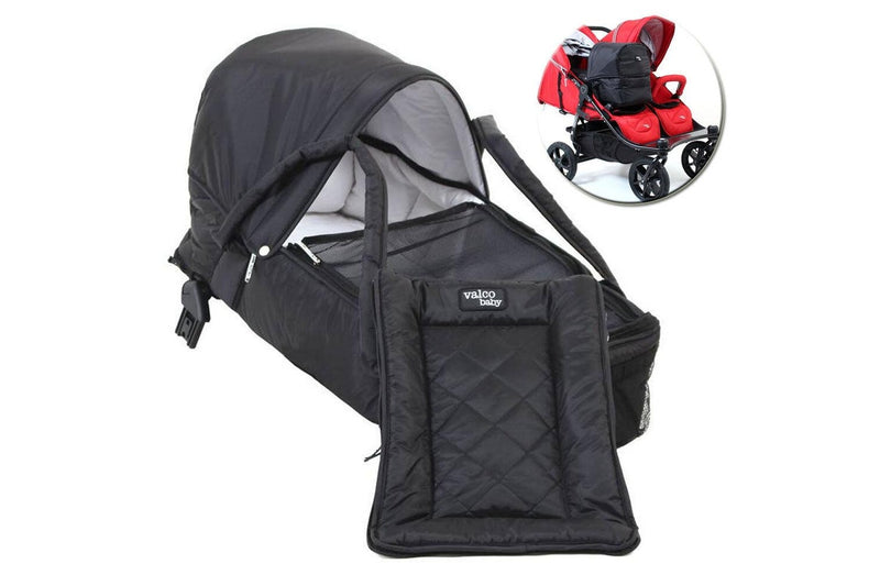 Valco Baby Eclipse Baby Infant Bassinet for Stroller Pram Tri Mode Duo X Black