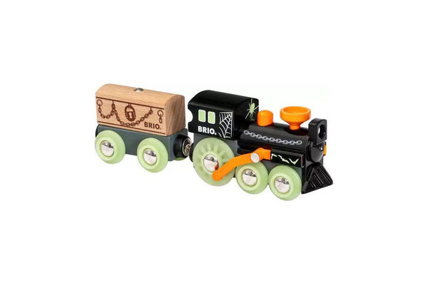 3pc Brio Ghost Train Kids Childrens Pretend Play Interactive Toy Playset 3y+