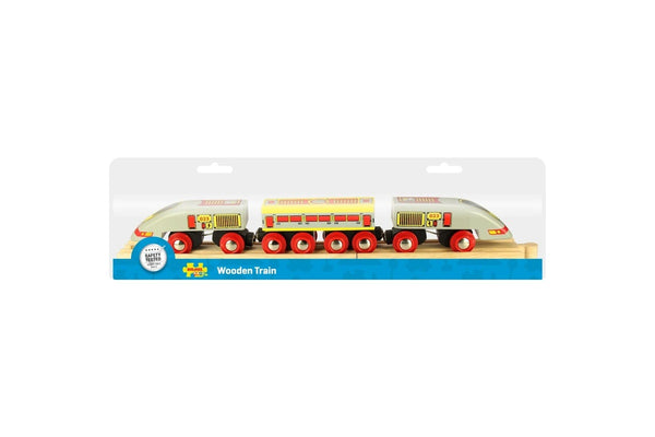 Bigjigs Rail 34cm Bullet Train Kids Children Collectible Wooden Toy Set 3y+