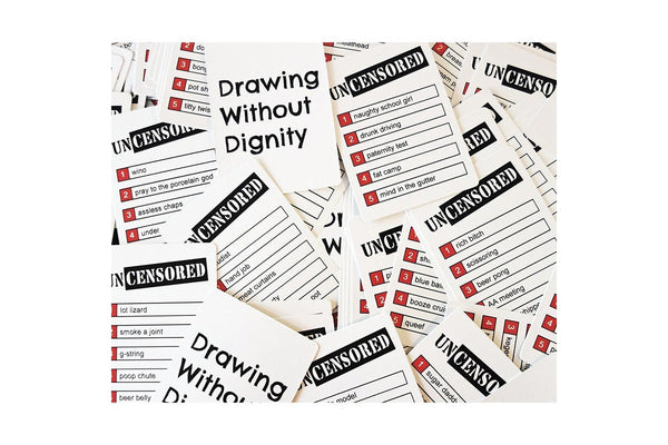 Twopointoh Games Drawing Without Dignity Base Fun Party Card Game Family 17y+