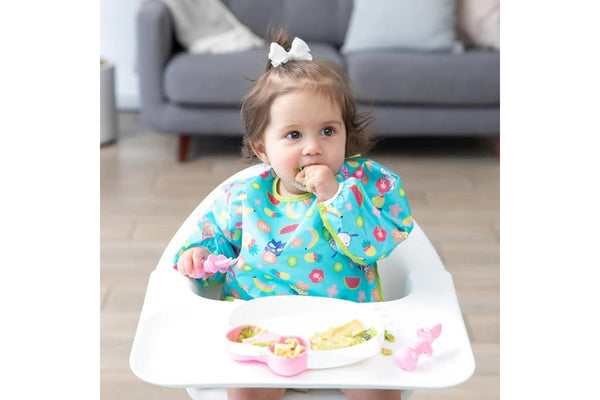 Bumkins: Waterproof Sleeved Bib - Hello Kitty Fruit Punch