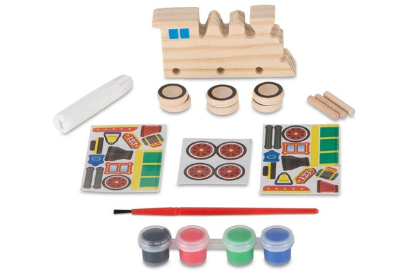 Melissa & Doug: Created by Me! Train Wooden Craft Kit