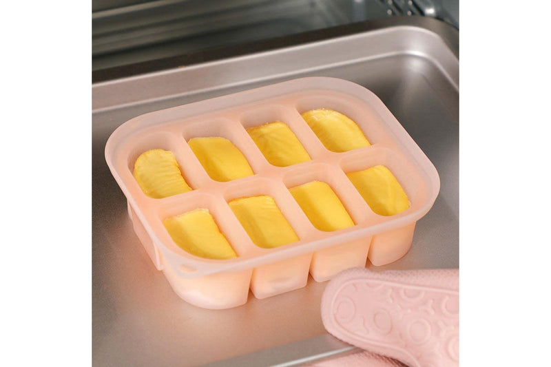 Haakaa: Easy-Freeze Tray - Blush (8 Compartments)