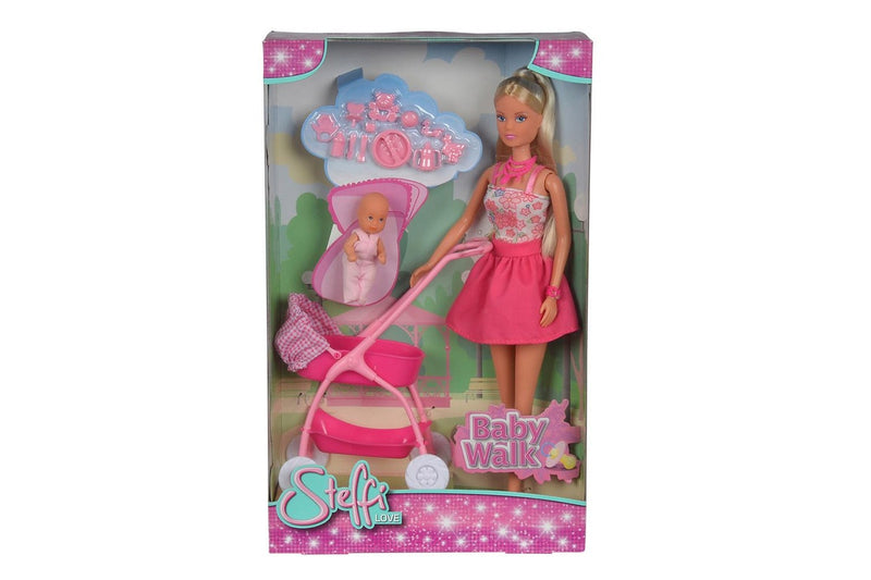 Simba Steffi Love Baby Walk Doll Playset Assorted Kids Imaginative Fun Toy 3+