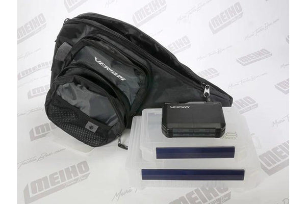 Meiho Over Shoulder Black Backpack