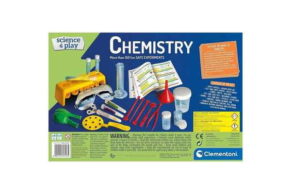 Clementoni Science & Play Chemistry Kids Children Educational Fun Play Toy 8y+