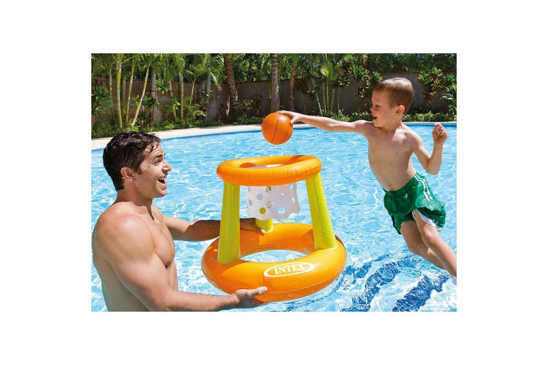 Intex 67cm Inflatable Floating Basketball Hoops Swimming Pool Toy Kids Child 3y+