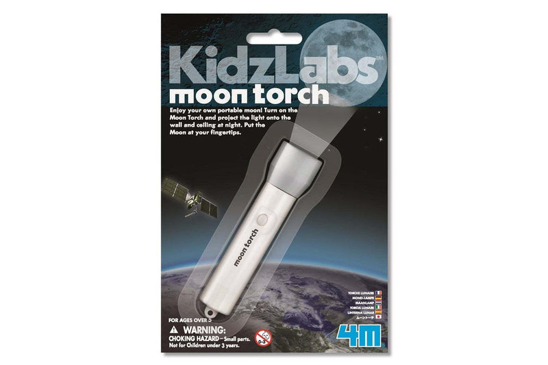 2x 4M KidzLabs Moon Torch Educational Kids Toddler Fun Learning Activity Toy 5y+