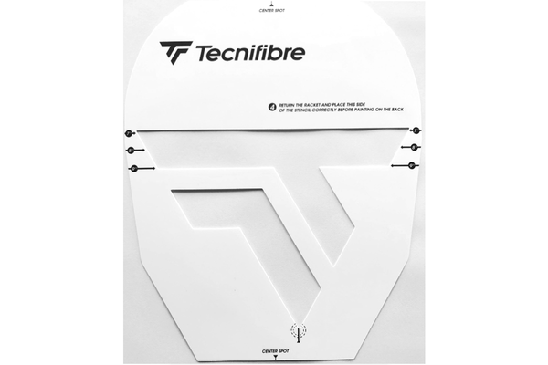 Tecnifibre Squash Racquet Logo Stencil Card