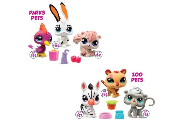 Littlest Pet Shop: Pet Trios - Zoo Pets