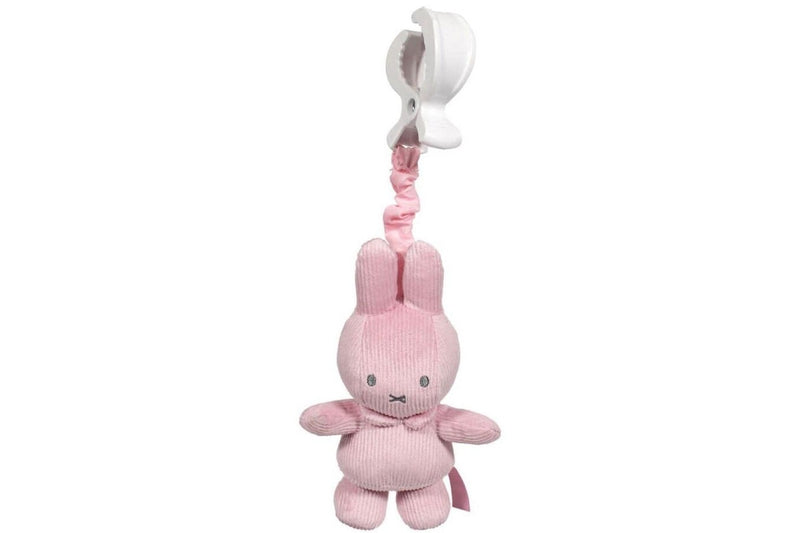 Miffy: Clip & Go Jiggler Toy - Pink Rib