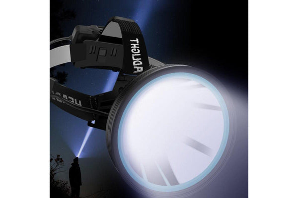 Camping Lights Led Rechargeable Handheld Flashlight Wearable Headlamp Head Torches