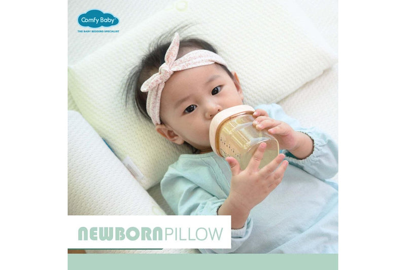 Comfy Baby New Born Baby Pressure Relief Pillow w Removable Washable Cover 0-8M