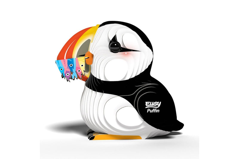 Eugy: Puffin - 3D Cardboard Model