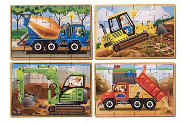 Melissa & Doug: Construction - Puzzles in a Box