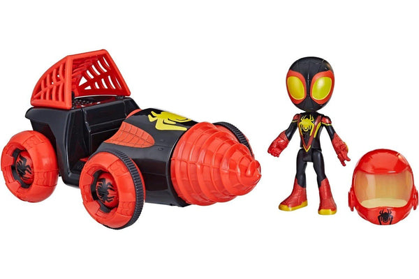 Marvel's Spidey: Miles Morales with Drill Spinner - Playset