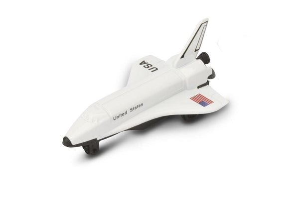 2x Transport Small Diecast Space Shuttle Pull Back Toys 9cm Metal 3y+ Kids Child