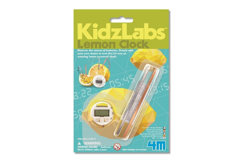 2x 4M KidzLabs Lemon Clock Educational Kids Children Learning Activity Toy 5y+