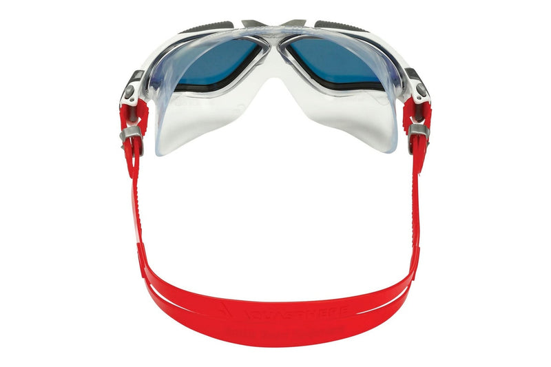 Aquasphere Unisex Adult Vista Mirrored Swimming Goggles (White/Silver/Red) (One Size)