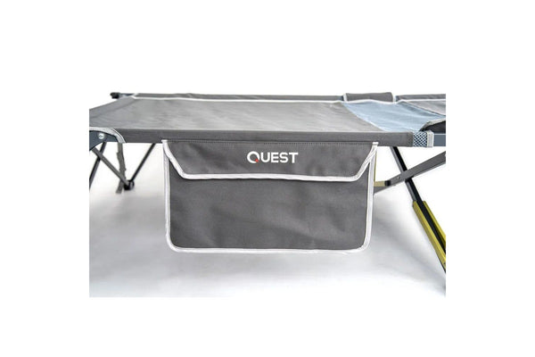 Quest Crossbow Swag 218cm Steel Stretcher Sleeping Cot Bed w Carry Bag Green