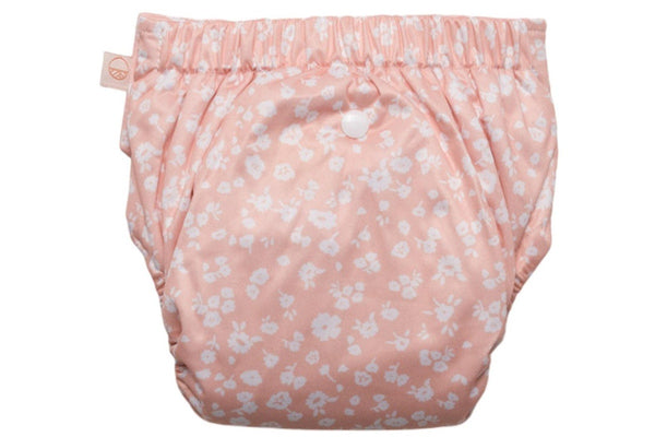 Nestling: Sassy Straight Up Nappy - Dusty Pink Floral (1-3 years)