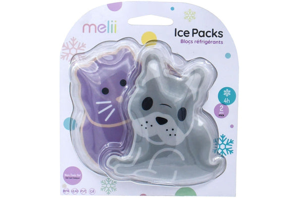 Melii: Gel Ice - Cat + Bulldog (2 Pack)