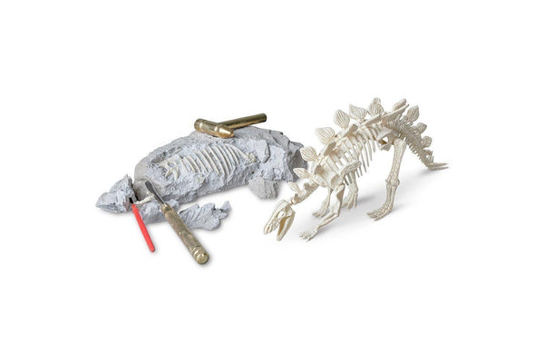 Heebie Jeebies Stegosaurus Fossil Paleontology Kit Kids Science Toy Set 5+