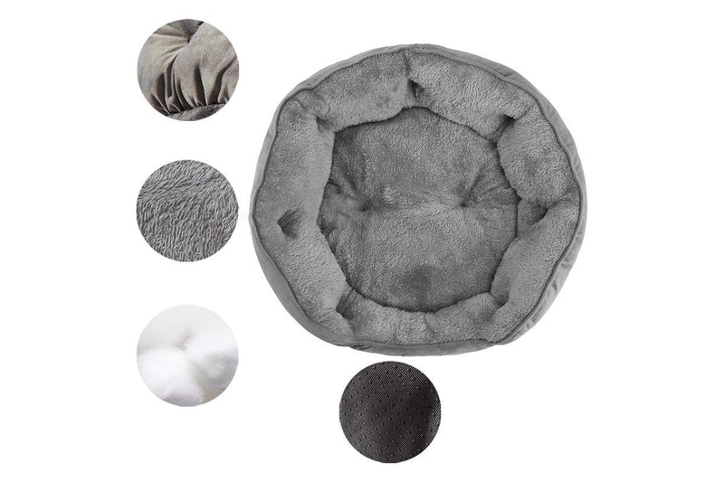 PETSWOL Cozy Pet Bed - Grey