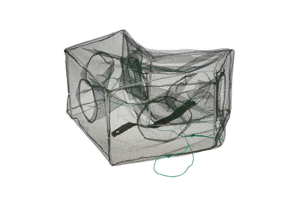 Foldable Fishing Net Hexagon 6 Hole Shrimp Cage Trap Minnow Crab Baits Mesh Nets