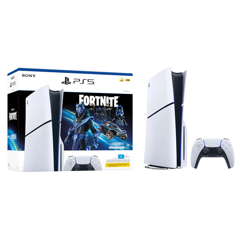 PlayStation 5 Slim Disc Console Fortnite Cobalt Star Bundle