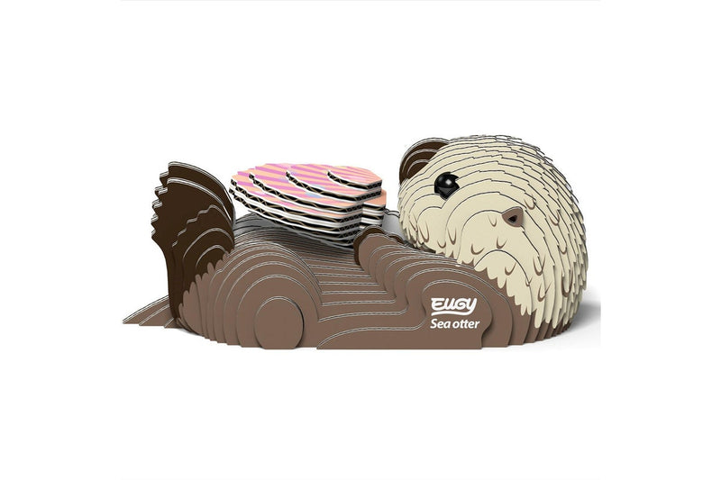 Eugy: Sea Otter - 3D Cardboard Model