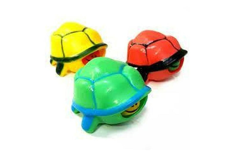 3x Fumfings Novelty Pop Head Turtles 8cm Play 3y+ Squeeze Animal Toys Kids Child