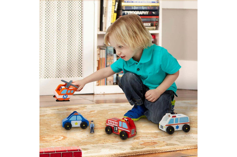 Melissa & Doug: Emergency - Vehicle Set