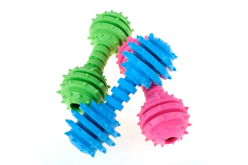 Costcom Dog Toy Spikey Dumbbell 12cm x 4.5cm