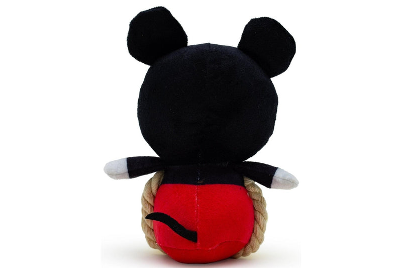 Disney: Squeaker Plush with Rope Dog Toy - Mickey Mouse