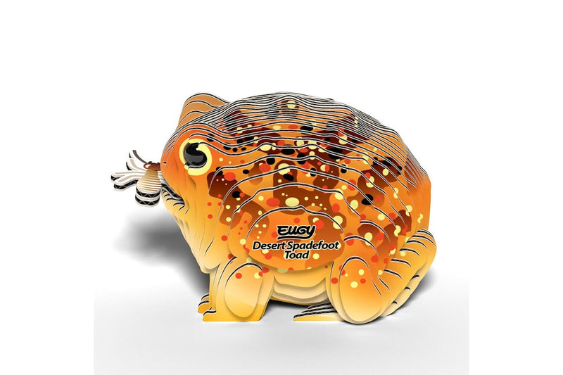 Eugy: Desert Spadefoot Toad - 3D Cardboard Model