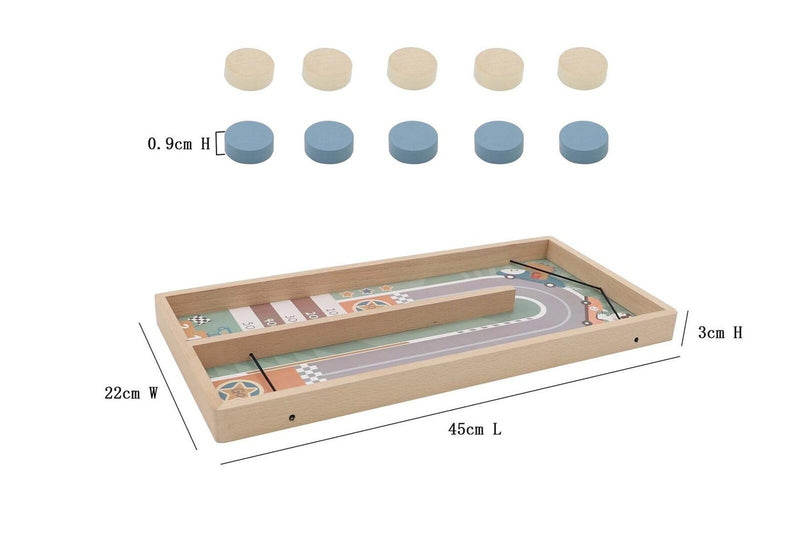 Kaper Kidz Wooden Sling Pinball 3+ Kids Children Fun Educational Table Game