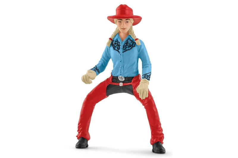 Schleich - Cowgirl Barrel Racing Fun