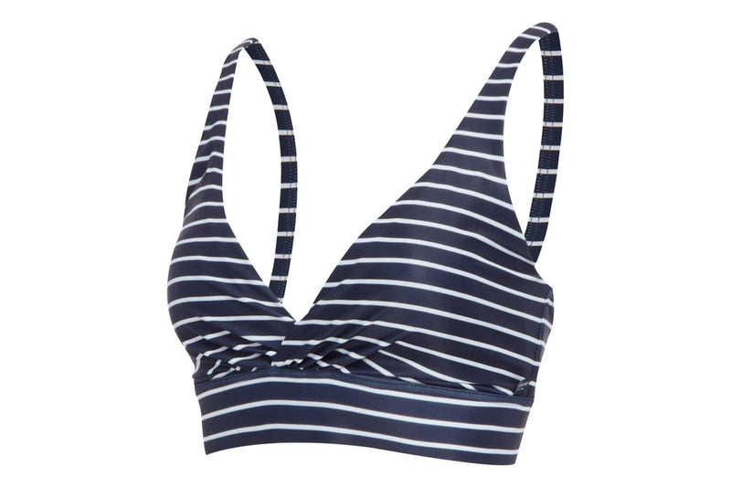 Regatta Womens/Ladies Paloma Stripe Textured Bikini Top (Navy/White) (18 UK)