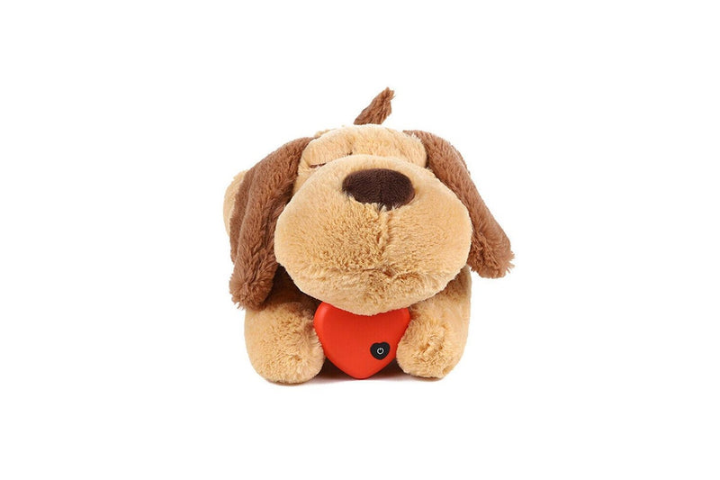 Costcom Puppy Cat Toy Heartbeat Soft Plush Sleeping Buddy Pet Dog Anxiety Behavioral Aid