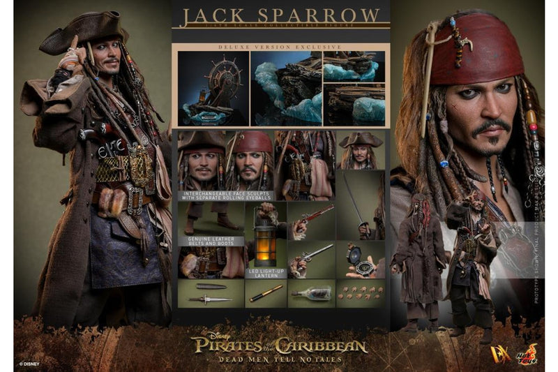 Pirates of the Caribbean: Jack Sparrow (Dx) - 12" Action Figure