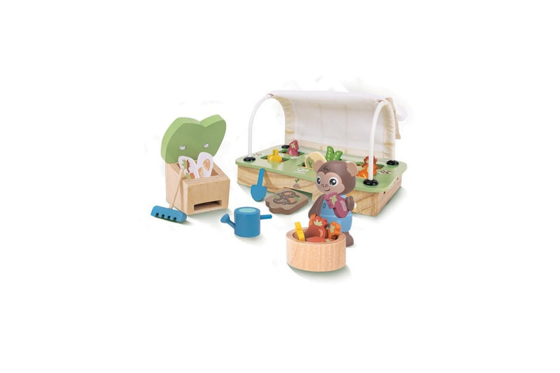 Hape Organic Greenhouse Educational Playset Toddler Learning Activity Toy 3+