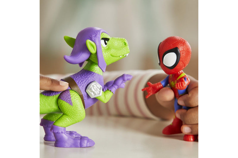 Marvel's Spidey: Dino-Webs - Spidey & Goblin Raptor