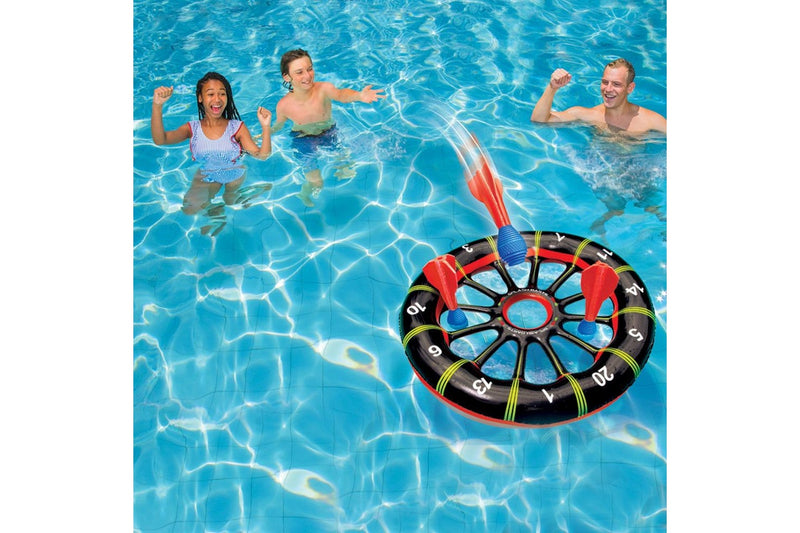 Go Play! Bullseye Splash Pool Darts Weighted Dart Throw Pool Game 91cm 8y+